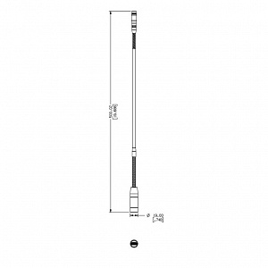 Микрофон на гусиной шее с двумя гибкими частями для MXC и MXCW, 50 см Shure MXC420DF/C