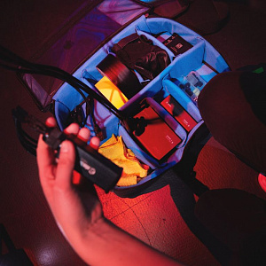 Мягкая сумка-органайзер для кабелей и аксессуаров Adam Hall KCABLEBAGXL Мягкая сумка-органайзер для кабелей и аксессуаров Adam Hall KCABLEBAGXL