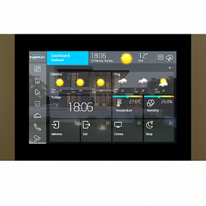 Сенсорная панель ASTRUM Inspinia SQ 8", бронза Сенсорная панель ASTRUM Inspinia SQ 8", бронза