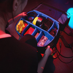 Мягкая сумка-органайзер для кабелей и аксессуаров Adam Hall KCABLEBAGXL Мягкая сумка-органайзер для кабелей и аксессуаров Adam Hall KCABLEBAGXL